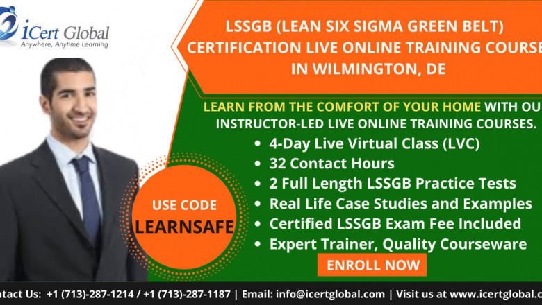 LSSGB Live OnlineTraining (LVC) Course in Wilmington, DE