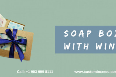 Soap boxes with window in unique styles