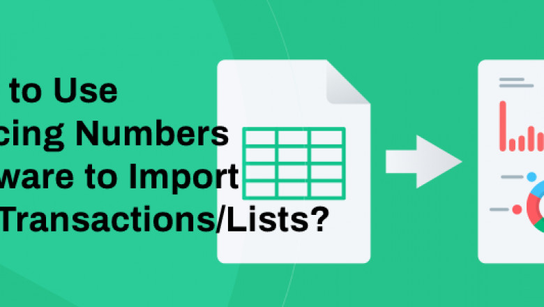 How to Use Dancing Numbers Software to Import File Transactions/Lists?