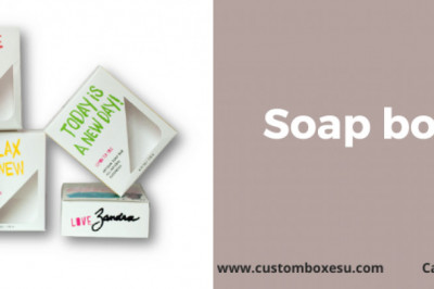 Soap boxes with window and high quality printing in USA