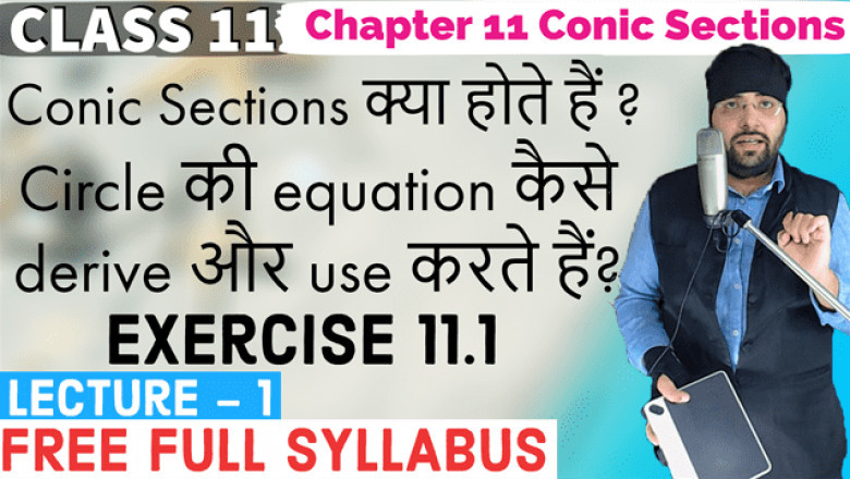 NCERT Exercise 11.1 Conic Sections Class 11 Maths
