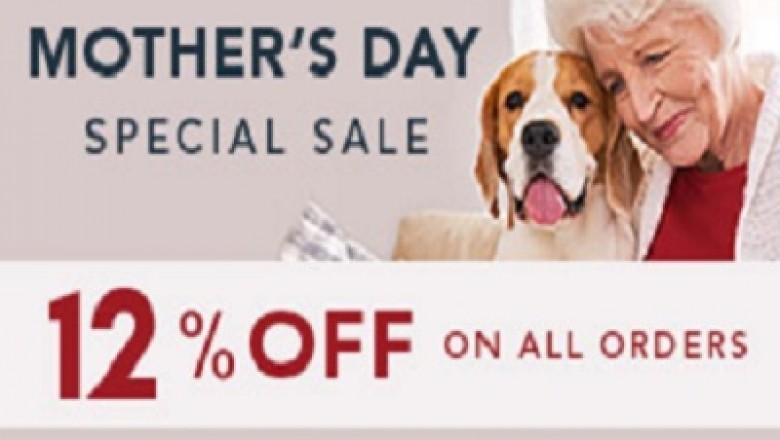 Mother's Day Sale! Grab the exclusive 12% sale on Pet Supplies