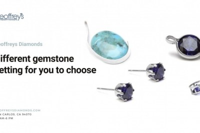 Different gemstone setting for you to choose