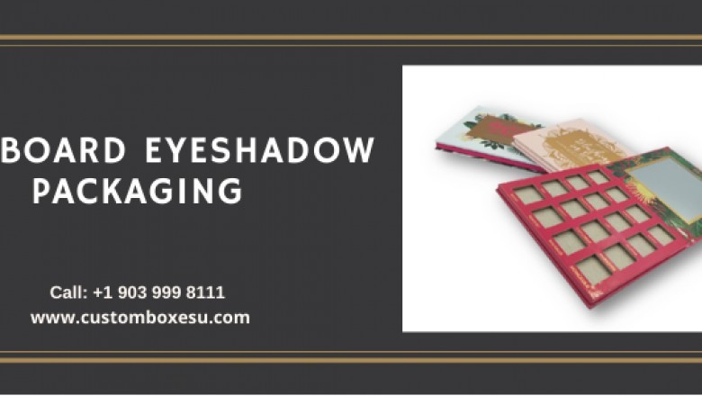 Cardboard eyeshadow packaging