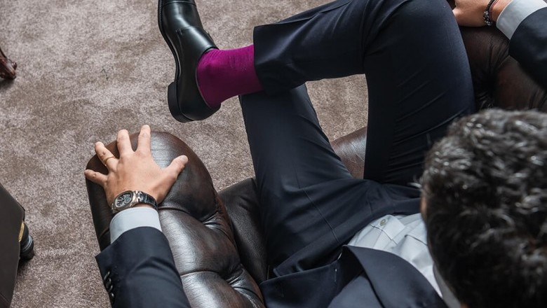 Ribbed Socks Men