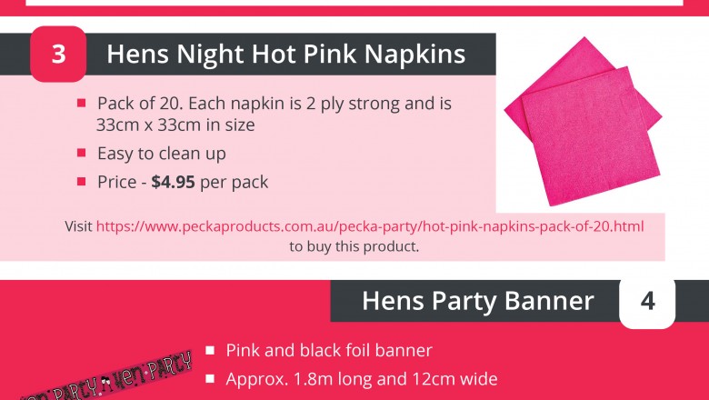 Hens Party Supplies You'll Love But Cost Less Than $10