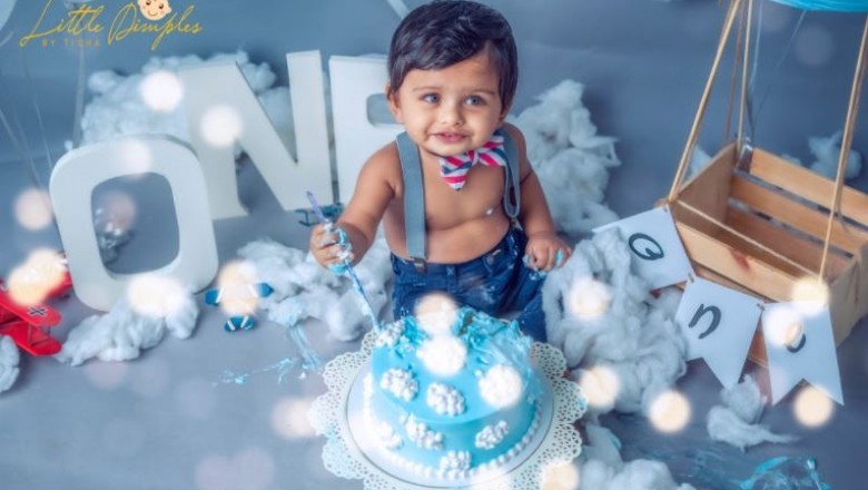 The Best Cake Smash Photographer in Bangalore - Little Dimples By Tisha