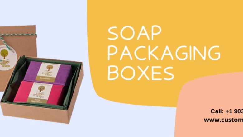 Soap packaging boxes with Printed logo & Design in USA