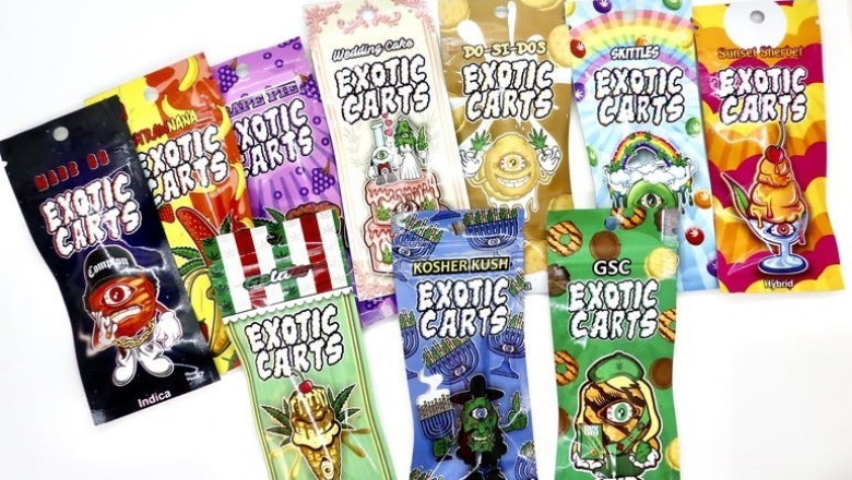 Colorful Carts THC Cartridges