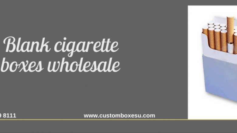Blank cigarette boxes wholesale