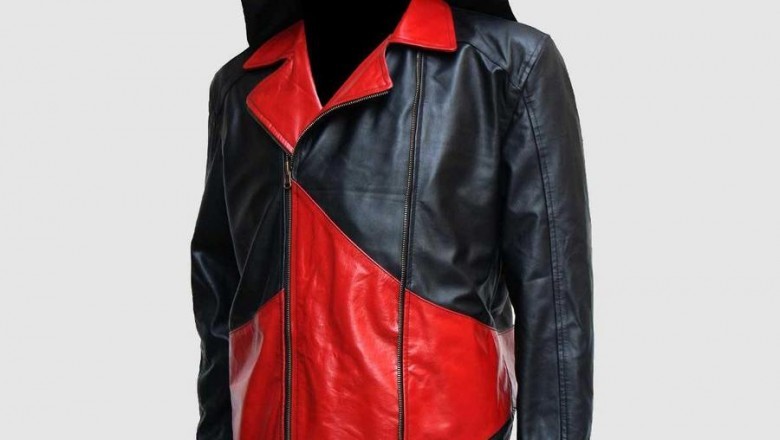 ASSASSINS CREED COSPLAY COSTUME HOODIE LEATHER JACKET