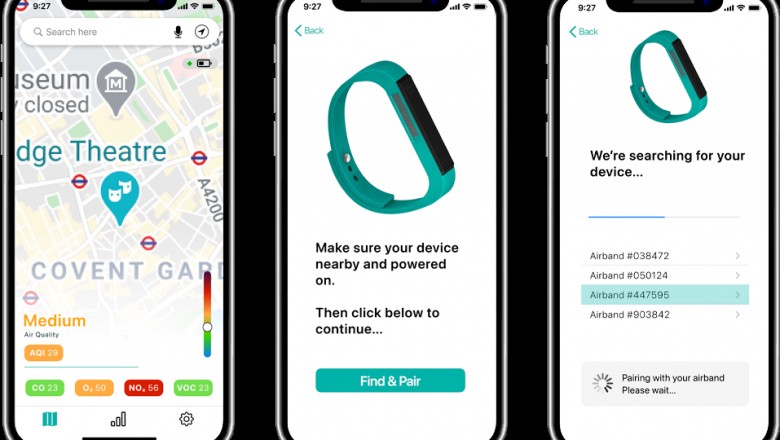 Mobile-based Air Pollution Monitoring app using React Native
