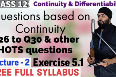 NCERT Exercise 5.1 Continuity And Differentiability Class 12 Maths Chapter 5