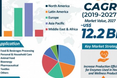 Enzymes Market Revenue worth US$ 12.2 Bn by 2027