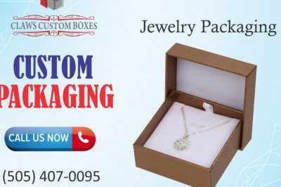 Jewelry boxes are available at complete packaging solution