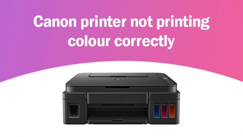 How to fix Canon maxify printer not printing color