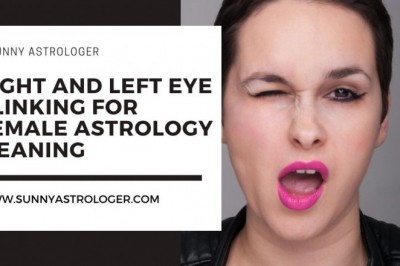 Right and Left Eye Blinking for Female Astrology