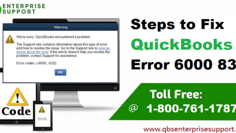 How to Resolve QuickBooks Premier Error 6000, 832?