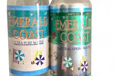 Pensacola, Florida Based Bottled Water Company Brings Their Brand Of Emerald Coast Ultra Pure Water In A Bold 100% Aluminum Bottle To Market