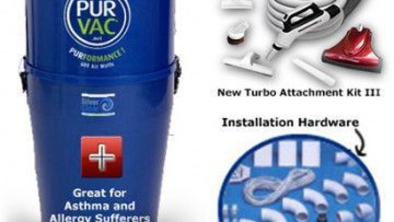 Get Rid of Allergies with the PurVac Great White Allergy Central Vacuum System