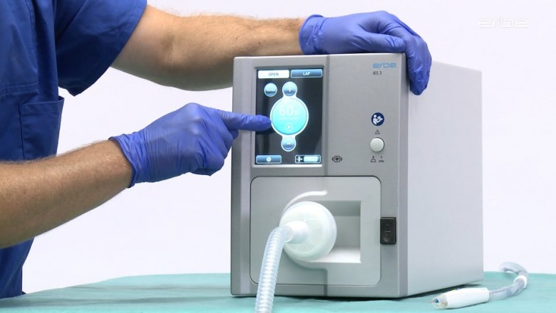 Smoke evacuation systems are used to remove smoke generated during surgery from the operating room.