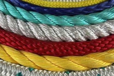 Synthetic rope is constructed by braiding different synthetic materials together to create a finished rope product