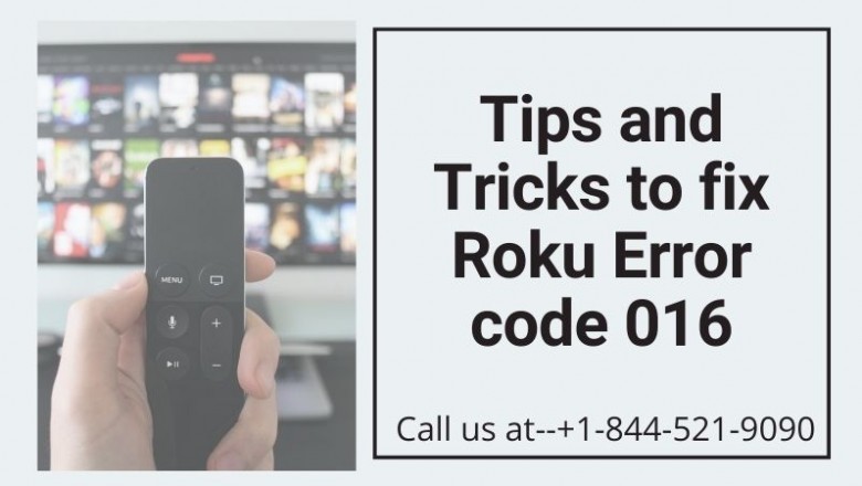 Tips and Tricks to fix Roku Error code 016