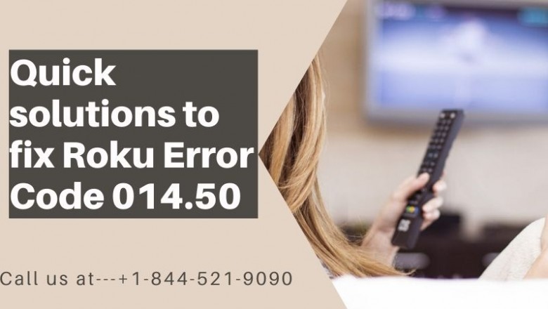Quick solutions to fix Roku Error Code 014.50