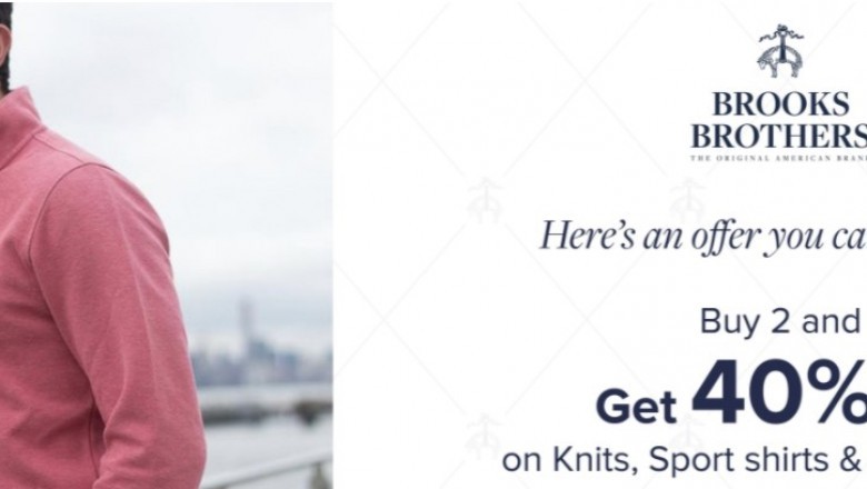 Brooks Brothers now available in India as well.