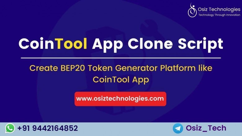 DEVELOP YOUR BEP20 TOKEN GENERATOR LIKE COINTOOL APP