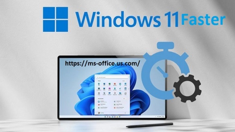How do I make Windows faster? - www.office.com/setup