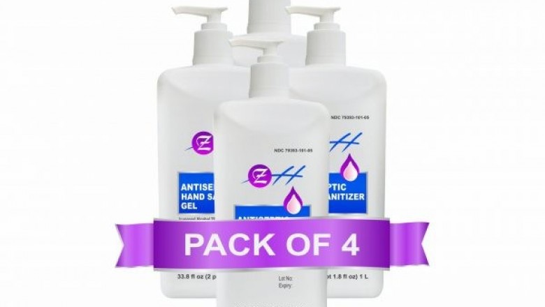 Antiseptic Hand Sanitizer Gel
