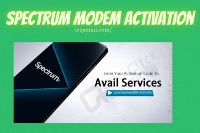 Spectrum Modem activation