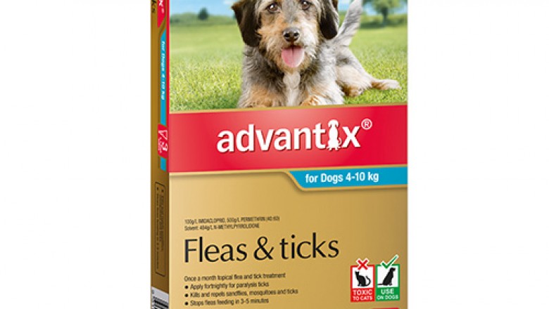 Buy Advantix For Medium Dogs 4-10Kg 6 Pack Aqua | DiscountPetCare