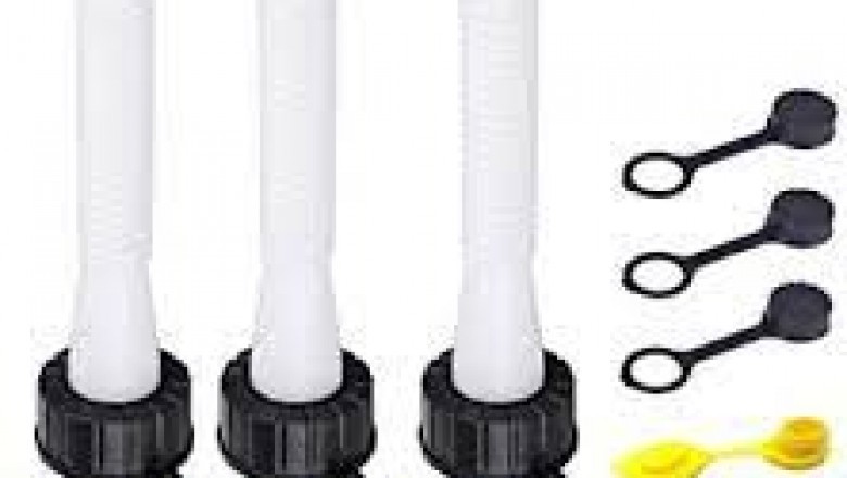 Kool Products (6 Pack) Quality Gas Can Spout with Gasket, Cap, Stopper, Vent Plugs and for the best Rear Vent Cap |amazon