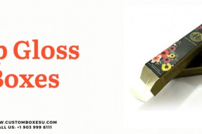Custom Printed Personalized Branded Lip Gloss Boxes in the USA