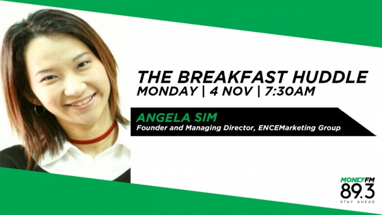 Angela Sim, ENCE Marketing Group interviewed by Money FM