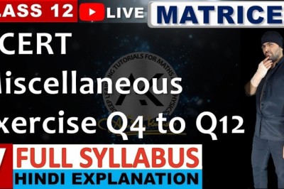 Matrices Class 12 Maths