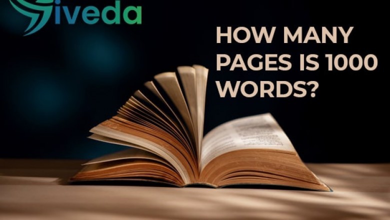 how many pages is 1000 words