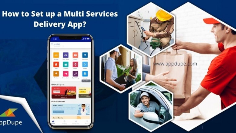 Guide to create a multi services delivery app