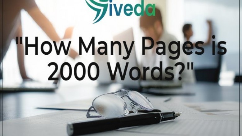 how many pages is 2000 words