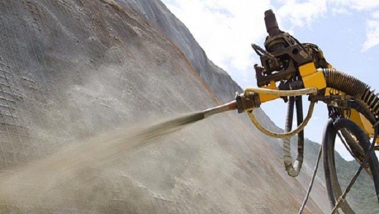 As a dry process, shotcrete accelerators enhance early strength while reducing dust