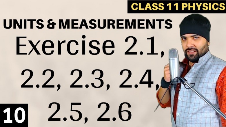 Units and Measurements Class 11 Physics IIT JEE Mains/Neet