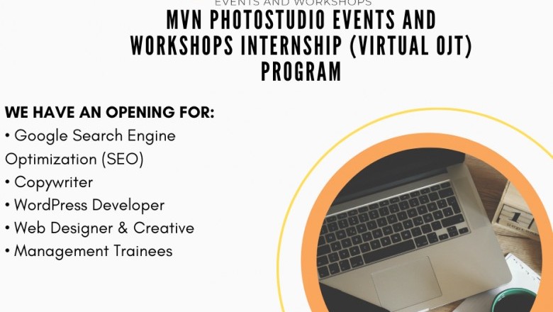 MVN PhotoStudio Events and Workshops Internship (Virtual OJT) Program 3562