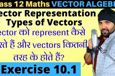 NCERT Solutions of Exercise 10.1 Vector Algebra Class 12 Maths IIT JEE Mains