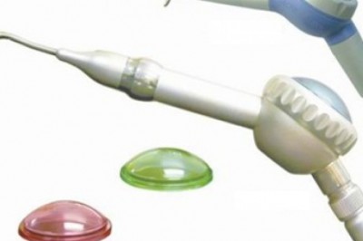 Dental Air Polishing Unit; Used to Remove Stains Instead of Curettes, Scalers, or Abrasive Pastes
