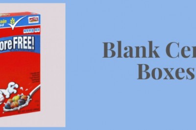 Cereal box blank Available in All Sizes & Shapes in USA