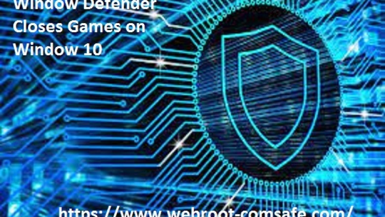 Why Does Windows Defender Block Games? - www.webroot.com/safe