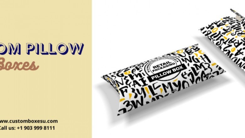 Custom pillow boxes free shipping in London, UK