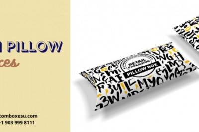 Custom pillow boxes free shipping in London, UK
